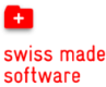 Swiss Made Software Logo mit einem Link auf ihre Website.
